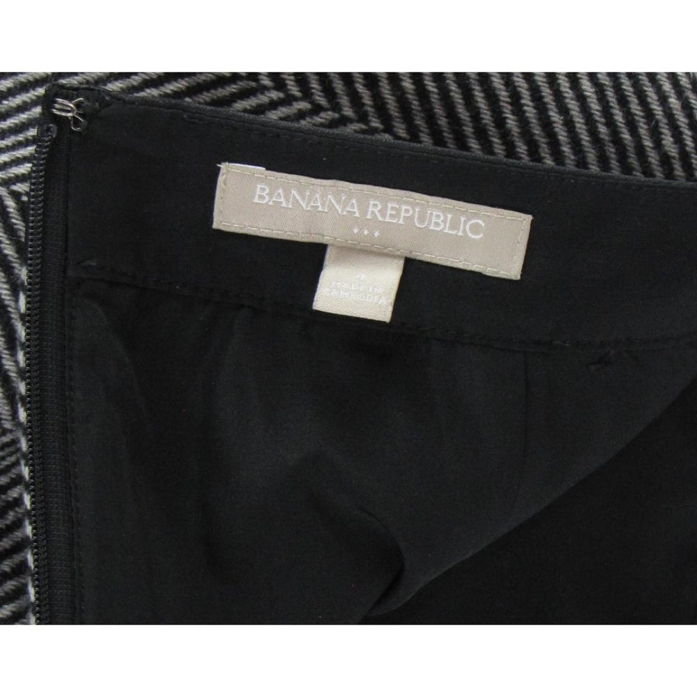 SALE! Tweed Wool Black Gray Short Mini Skirt - Picture 4 of 4
